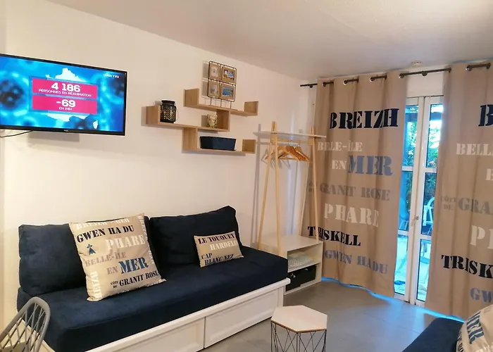 Rez De Jardin Cap Esterel Renove Et Climatise Апартаменты Сен-Рафаэль